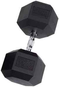 Body-Solid Rubber Coated Hexagon Dumbbells