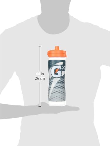 Gatorade Gx NFL Non-Slip Squeeze Bottles, 30 fl oz, Gx Hydration System