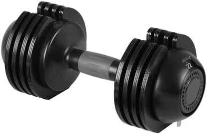 Adjustable 52LBS Dumbbells with Easy Weight Change, Non-Slip Handles, Safe Locking System, Steel Dumbbells Space-Saving Design with Bottom Tray, Fitness for Men Women Home Workouts