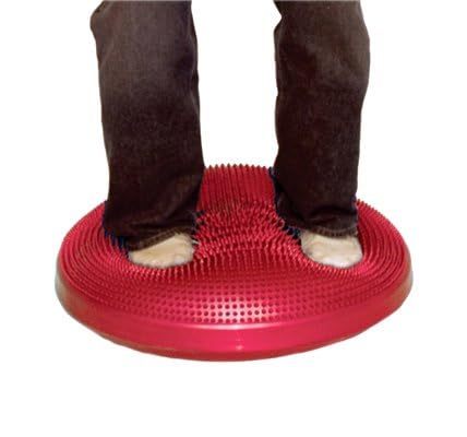 CanDo-301868 Inflatable Vestibular Balance Disc, 23.6" diameter, Red