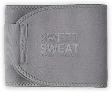 Sweet Sweat Waist Trimmer for Women and Men - Sweat Band Waist Trainer for High-Intensity Training & Workouts