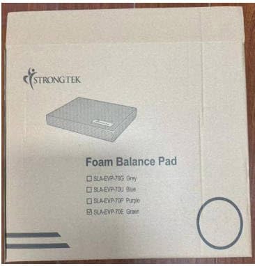 StrongTek Professional Foam Exercise Balance Pad - 15.8" x 13" x 2", High-Density TPE Foam Knee Pad, Non-Slip & Water-Resistant, for Balance Training, Physical Therapy, Yoga, and More