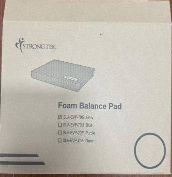 StrongTek Professional Foam Exercise Balance Pad - 15.8" x 13" x 2", High-Density TPE Foam Knee Pad, Non-Slip & Water-Resistant, for Balance Training, Physical Therapy, Yoga, and More