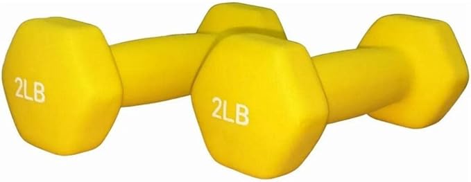 FUXION SPORTS Coated Pair Hand Weights All-Purpose, Home, Gym, Office, Exercise,