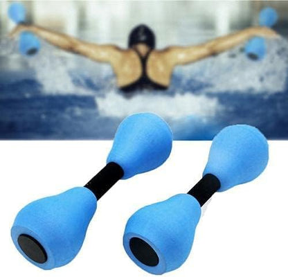 2PCS Aquatic Exercise Dumbells,DIY Water Aerobic Exercise Foam Dumbbells,Water Fitness Exercises Equipment for Adults, Kids,Women Weight Loss