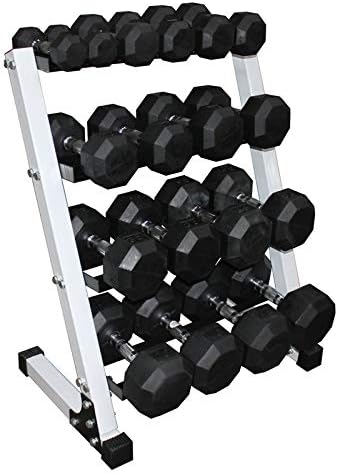 Ader Sporting Goods 4 Tier 24" Dumbbell Rack-Hold 8-9 Pair