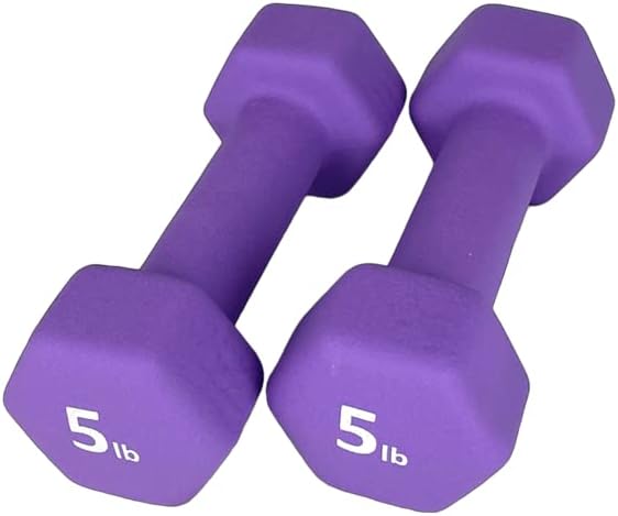 Neoprene Coated Dumbbell Hand Weight Set