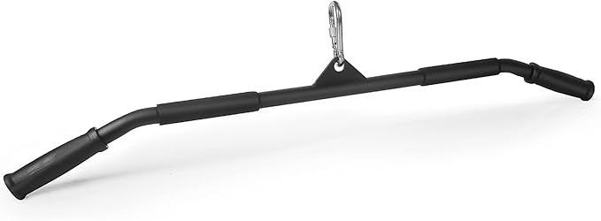 Luwint Lat Pull Down Bar, Pulldown Handle with Wide and Close Grips, Cable Machine Attachments and Pulley Exercise Equipment, 39 Inch