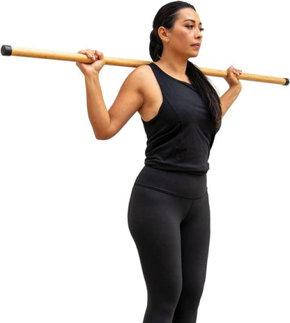 MobileVision Bamboo Stick for Fitness and Physical Rehabilitation