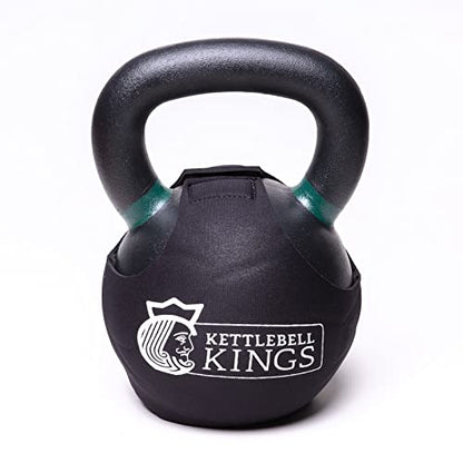 SPECIFIC TO KETTLEBELL KINGS PRODUCTS - Powder Coat Kettlebell Wrap - LB - Floor Protector Kettlebell Cover With 3mm Neoprene Sleeve for Gym or Home Fitness Kettlebell Protection (70LB)