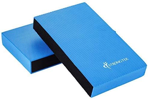 Balance Pad, Balancing Foam Pad, Large 2 in 1 Yoga Foam Cushion Exercise Mat, Knee Pad for Fitness and Stability, Stretching, Pilates, Physical Therapy, Core Trainer Board