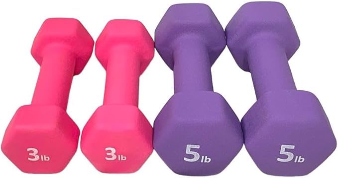 Neoprene Coated Dumbbell Hand Weight Set