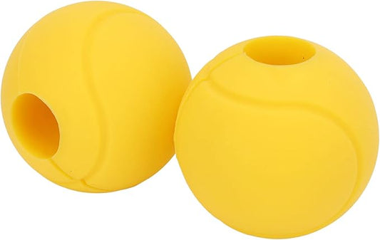 Pull Up Bar Thick Bar Adapter,Thick Bar Adapter Thick Bar Grips, Weight Grips for Dumbbells,Thick Grip Training Adapter for Dumbbell Barbell Weight Lifting Fitness Exercise(yellow)