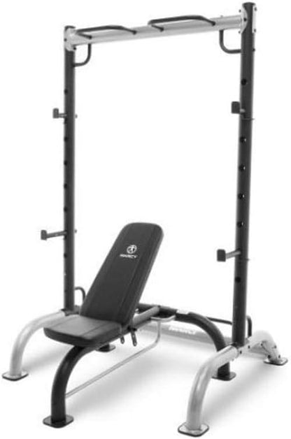 Marcy Multipurpose Utility Weight Bench – Adjustable Backrest Positions, Home Gym Equipment SB-10900 Black 9.25 x 17.50 x 42.00"