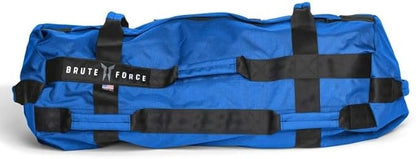 Brute Force Athlete Sandbag, Adjustable, Weighted Heavy Bag, Workout Equipment for Home Gym, Strength Training and Weight Lifting, Sandbags for Working Out, Made in USA, Royal Blue, 25-75 lbs