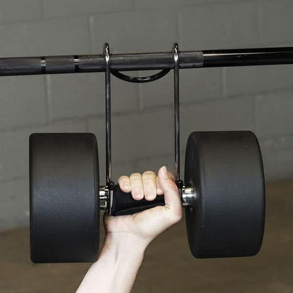 Body-Solid Tools Dumbbell Spotter Hooks - Perfect for Connecting and Hanging Dumbbells to Barbells