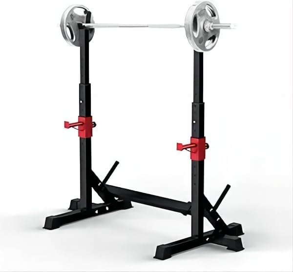 Squat Rack, Barbell Rack, Bench Press Rack for Home Gym, Multi-Function Strength Training, Adjustable Weight Rack 550Lbs