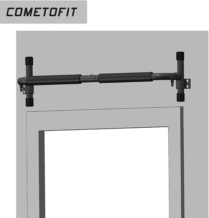 Heavy Duty Doorway Pull up Bar with Push Up Stands Handles Wall Mount Chin Up Bars Over Door Support Beam or Joist Mount