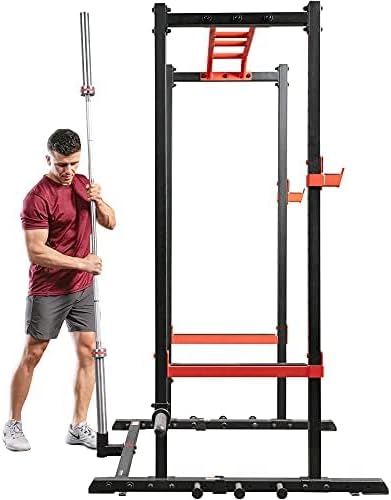 Sunny Health & Fitness Bar Holder Attachment for Power Racks and Cages - SF-XFA003 Black