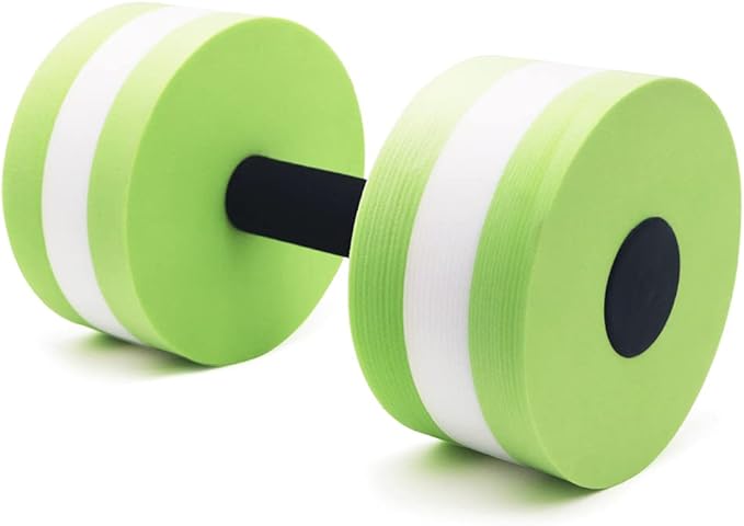 Aquatic Exercise Dumbbells - Set of 2 for Water Aerobics Fitness and Pool Exercises