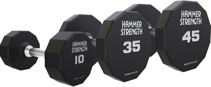 Hammer Strength 12 Sided Urethane Dumbbell 10Lb (1 Dumbbell)