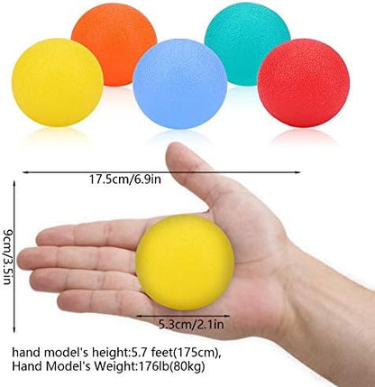 Hand Stress Relief Balls,Hand Exercise Balls Hand Therapy Balls Hand Squeeze Balls for Stress Relief, Arthritis Pain Relief