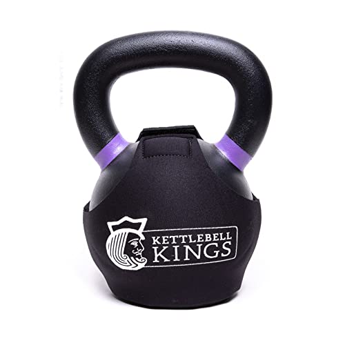 SPECIFIC TO KETTLEBELL KINGS PRODUCTS - Powder Coat Kettlebell Wrap - LB - Floor Protector Kettlebell Cover With 3mm Neoprene Sleeve for Gym or Home Fitness Kettlebell Protection (70LB)