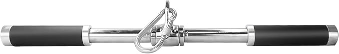 Luwint Ultra Heavy Duty Steel Cable Attachments, Cable Row Handle/Straight Bar