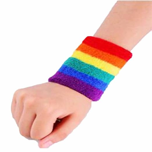 Leadigol Bracers Pressurized Wrap Hand Health Massage Rainbow Color Motion Fitness Left or Right Hand