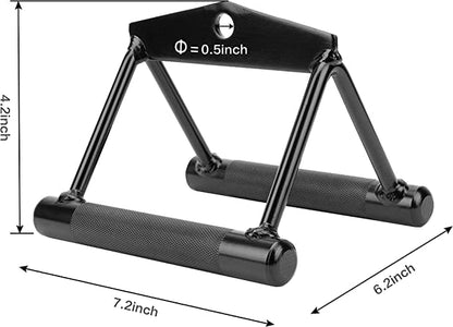 Double D Handle, Cable Machine Handle Attachments, Pull Down Exercise Handles of Home Gym Accessories