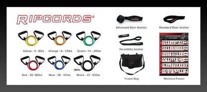 Legcords Resistance Exercise Bands: Red Leg Cord