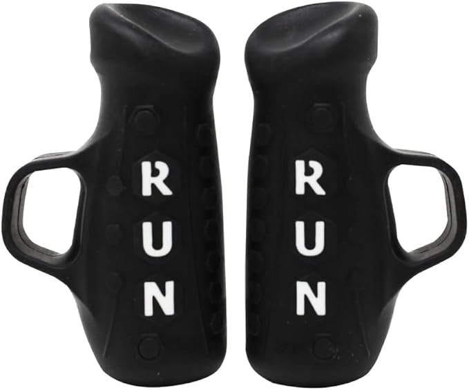 YOUTH Gripped Running Pods Handheld Weights Set Ergonomic with Anti-Slip Silicone Grip for Kids. PERFECT for Youth Sports Training - 2 Pods, 0.5 lbs each