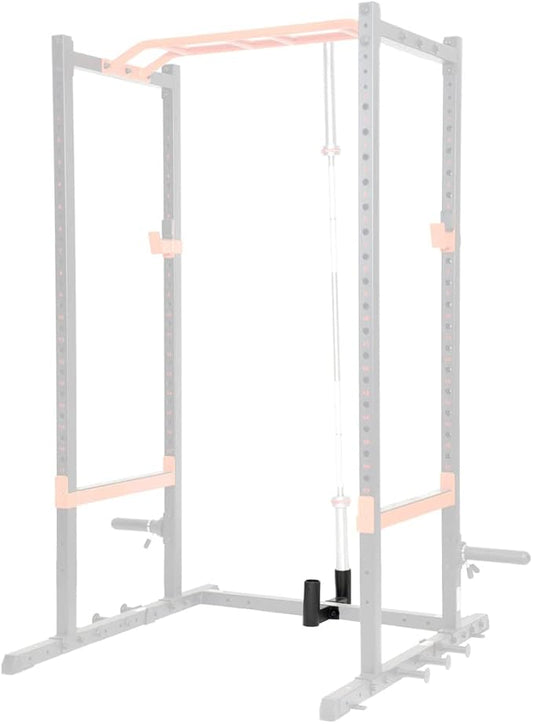 Sunny Health & Fitness Bar Holder Attachment for Power Racks and Cages - SF-XFA003 Black