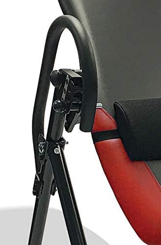 Body Vision IT9825 Premium Inversion Table with Removable Head Pillow & Lumbar Support Pad, - Heavy Duty - up to 250 lbs., Red