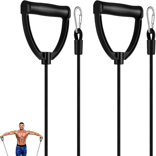 Stepper Resistance Bands for Working Out, Fitness Pull Rope Bands with Handles Stepper Pull Bands Exercise Bands for Physical, Strength Training, Muscle Toning