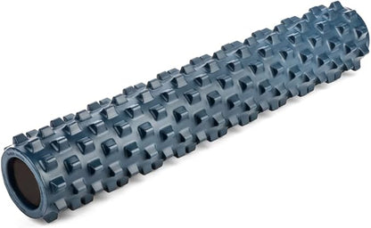 RumbleRoller Original Textured Foam Roller - Deep Tissue, Self Myofacial Release Massage Therapy Roller