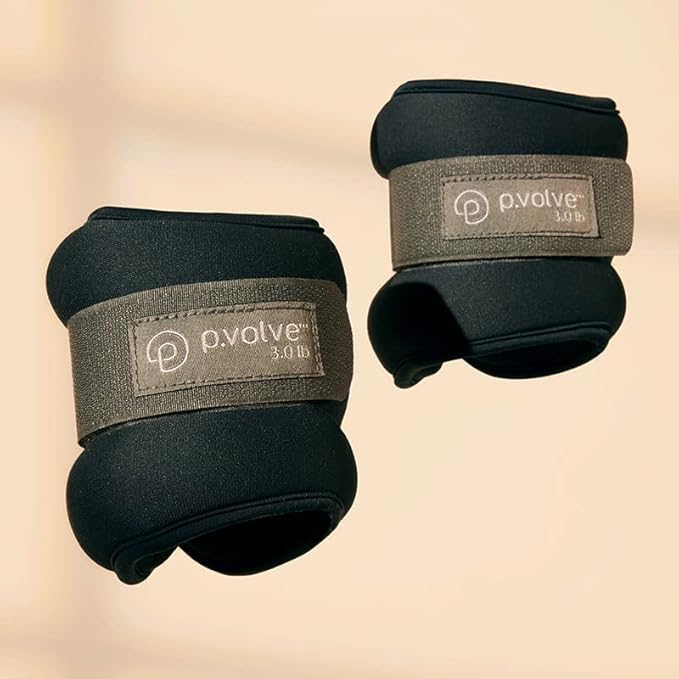 PVOLVE Ankle Weights- Home Gym Fitness Equipment to Sculpt and Tone Your Body, Legs and Core