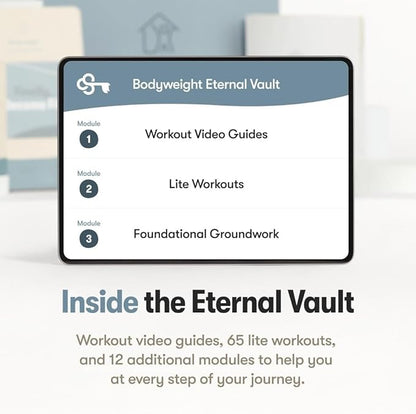 Bodyweight Phoenix Framework: Home Workout Series - Complete Fitness System with Transformation Journal, Elevate Card Deck, Burndown Tracker, Digital Vault Access, and Accountability System -