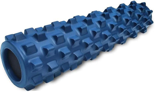 RumbleRoller Original Textured Foam Roller - Deep Tissue, Self Myofacial Release Massage Therapy Roller (RumbleRoller 22" MidSize Original Foam Roller)