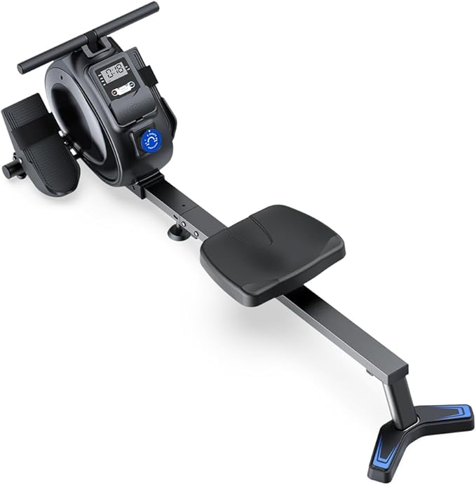 Rowing Machine, Magnetic Rowing Machine for Home, Low-Impact, 34LBS Easy 300lbs Weight