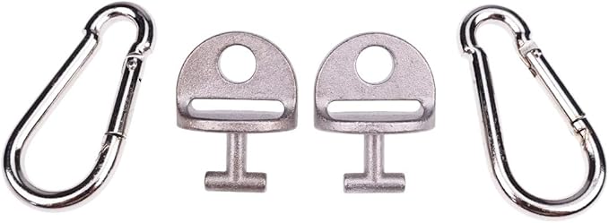 2X Tonal T Lock Adapters with Snap Hooks for Tonal Gym Machine Tonal Accessories Home Gym T Lock Exercise Equipment