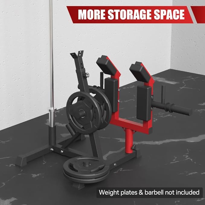 Landmine Stand with Barbell Holder,T-Bar Row Attachment Stand for Barbell, Viking Press Accessories,Shoulder Press Attachment Equipment