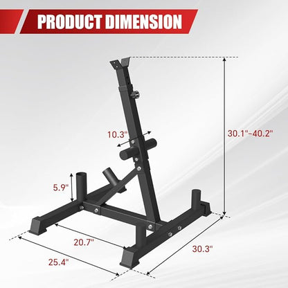 Landmine Stand with Barbell Holder,T-Bar Row Attachment Stand for Barbell, Viking Press Accessories,Shoulder Press Attachment Equipment