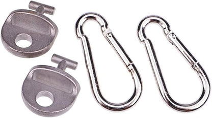 2X Tonal T Lock Adapters with Snap Hooks for Tonal Gym Machine Tonal Accessories Home Gym T Lock Exercise Equipment