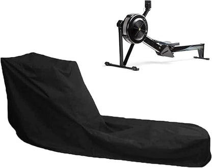 J&C Rowing Machine Cover, 420D Heavy Duty Fitness Equipment Protective Cover, Dust Cover fot Folding Water Rowing Machine 300lb Weight Capacity Concept 2 Rowing Machine Waterproof 95x24x40inch