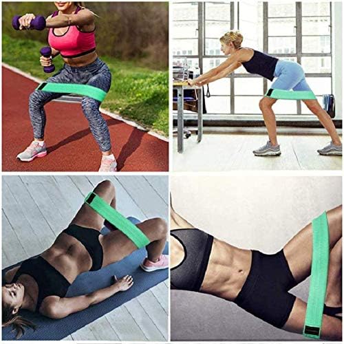 3 Levels Resistance Bands for Legs and Butt Exercise Bands, Women Sports Fitness Band for Squat Glute Hip Training - Non Slip Elastic Booty Bands