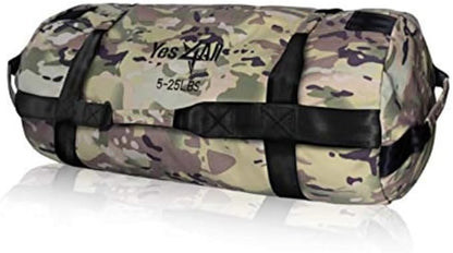 Yes4All Sandbags for Working Out, Adjustable Sand Bags for Weight Training with Handles, Multiple Colors & Sizes 5-200lbs