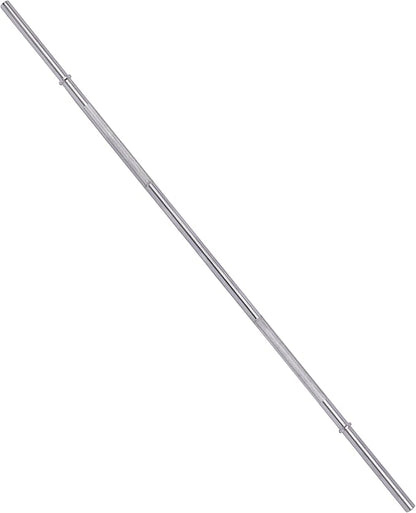 Signature Fitness Powergainz Olympic Barbell Standard Weightlifting Barbell, 300-Pound Capacity,Silver