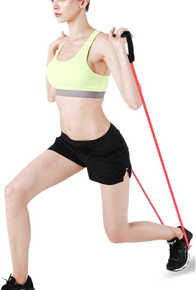 Resistance Exercise Band, Stretch Rubber Band Training Rope Tube Workout Fitness,with Comfortable Handles, Portable, Lightweight, Strength Training, Muscle Toning, for Man/Women