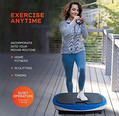 LifePro Rumblex Max 4D Vibration Plate Exercise Machine with Loop Resistance Bands - Full Body Workout Equipment for Home Fitness, Shaping, Training, Recovery, Weight Loss